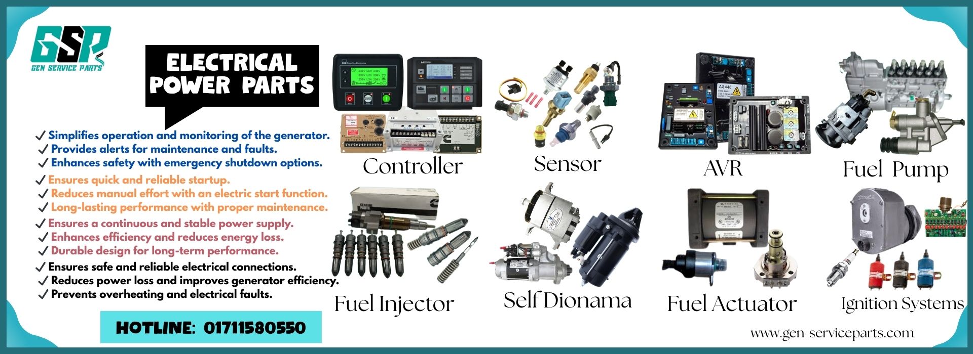 Electrical Power Parts Slide